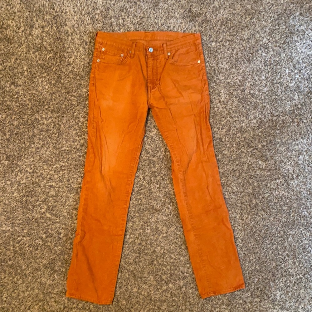 Orange Khaki Men’s Levi Pants
